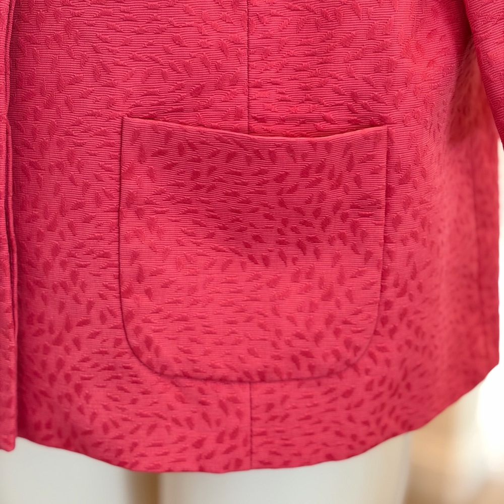 LOFT Pink Textured Jacket - Picture 7 of 7